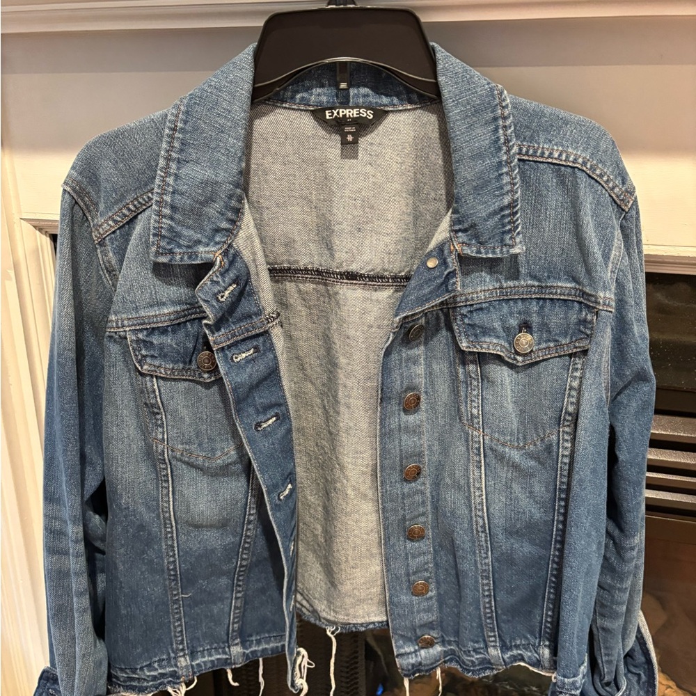 Express Women's Blue Denim Jacket